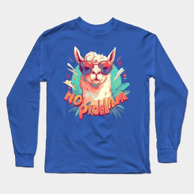 no problama Long Sleeve T-Shirt by peterdoraki